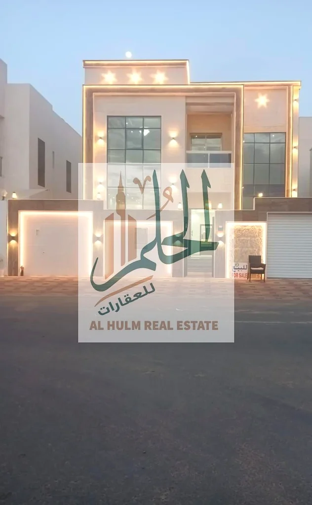 Villa for sale in Al Yasmeen area 5 master bedrooms Majlis and hall First resident Price: AED 1,600,00063252424481410114