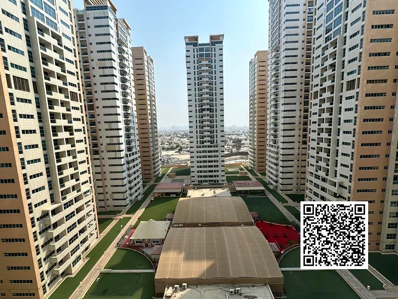 Garden-Facing 2-Bedroom Apartment for Sale | Ajman One Tower | High ROI632518698846731116