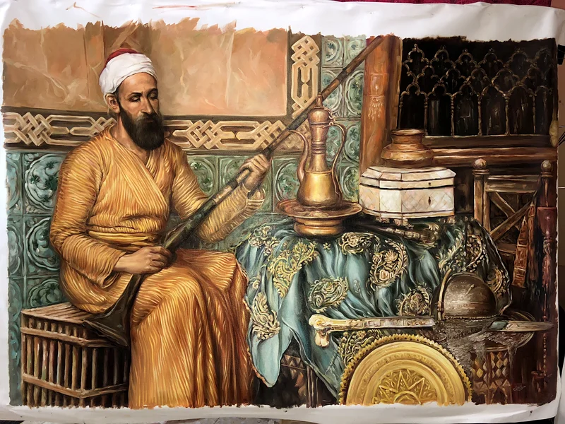 فنان ورق الذهب والرسم63219350934914113