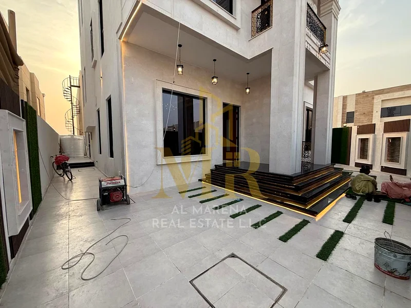 🏡 Corner Villa in Al Helio 2 | 3400 Sqft | 2 Floors + Rooftop | 7 Master Bedrooms + Majlis + 2 Living Rooms + Private Rooftop | All Inclusive & Negot63896405777411113