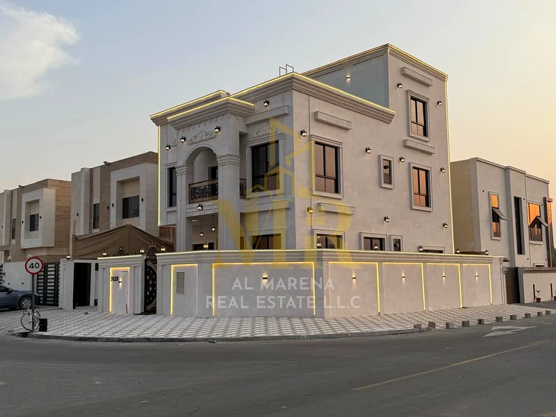 🏡 Corner Villa in Al Helio 2 | 3400 Sqft | 2 Floors + Rooftop | 7 Master Bedrooms + Majlis + 2 Living Rooms + Private Rooftop | All Inclusive & Negot63896405777411111