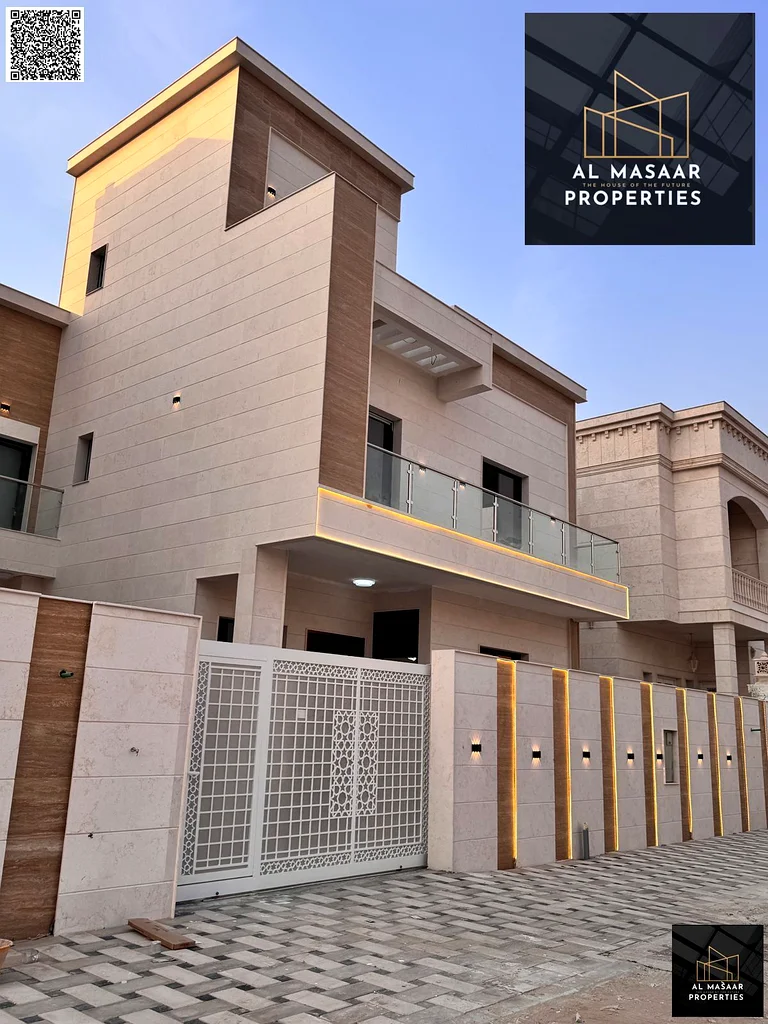 A wonderful villa in Al Yasmeen, with a price including registration fees, in one of the most distinguished and quiet locations in Ajman, as the villa63252424516097114