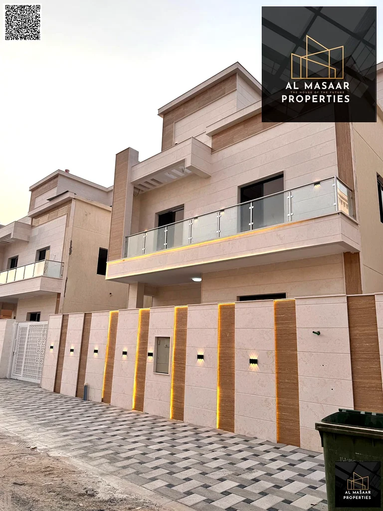 A wonderful villa in Al Yasmeen, with a price including registration fees, in one of the most distinguished and quiet locations in Ajman, as the villa63252424516097113