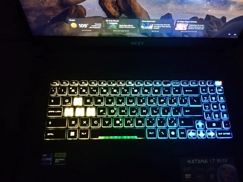MSI Katana 17 B13VGK Intel Core i9 - NVIDIA Geforce RTX 4070 - 8GB - 32GB - 1TB63165238868097111