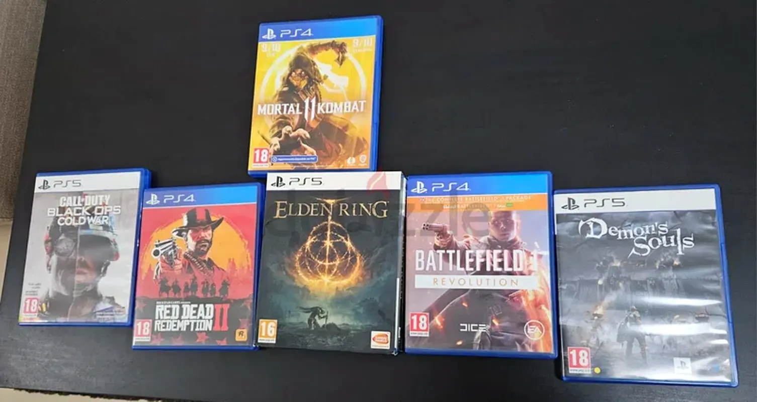 PS5 - 6 Games combo - no individual