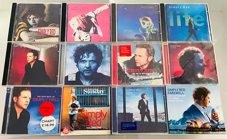 12 Simply Red Music CD’s