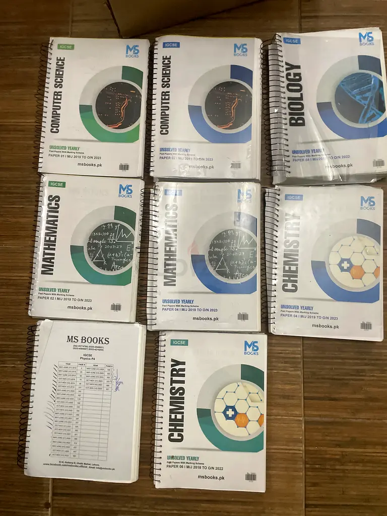 Complete Set of MS Books for Science and Math
