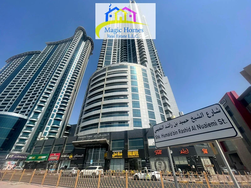 For sale, one of the most luxurious and wonderful apartments in the Emirate of Ajman, with a distinguished location and unparalleled luxury, area 363263870459223554114