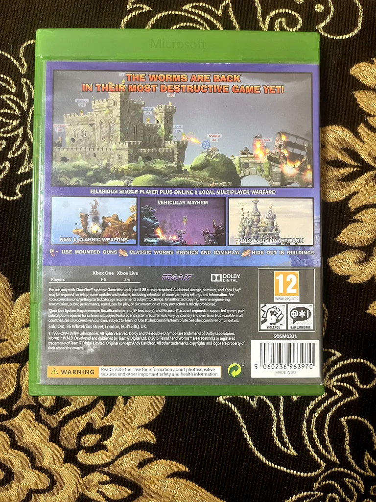 ديدان W.M.D - لعبة استراتيجية كلاسيكية لجهاز Xbox One!63202197125250112