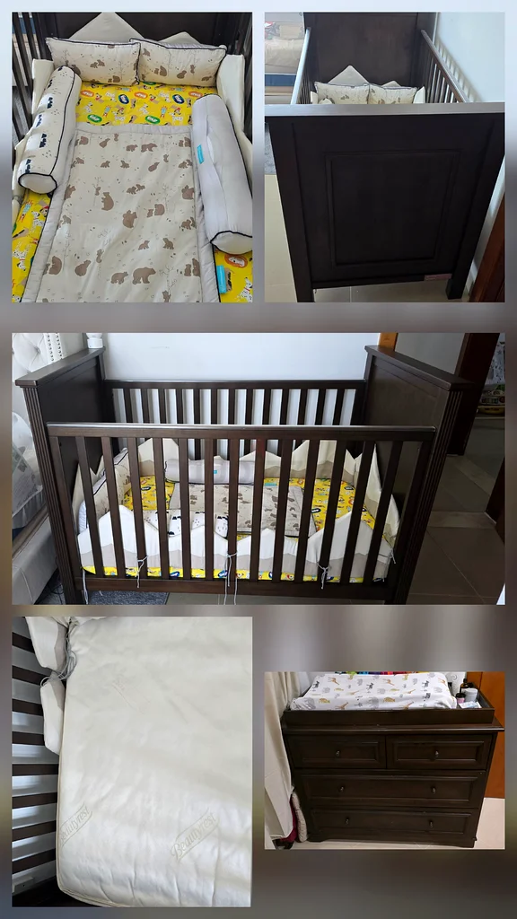 Pottery Barn Stylish and Functional Baby Dresser and Crib Set632073988290591123