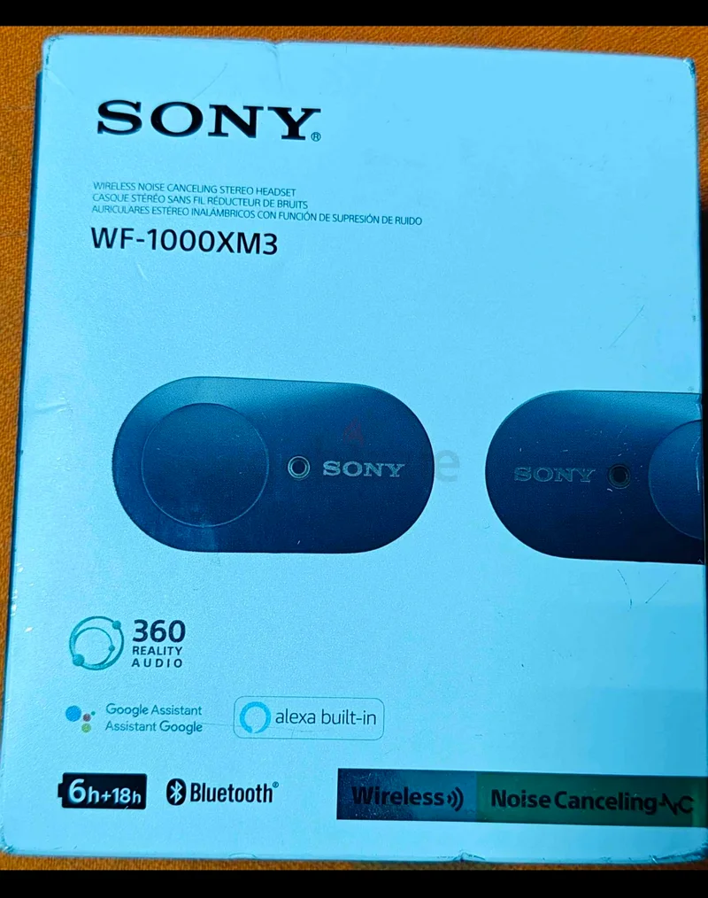 سماعات رأس لاسلكية من سوني WF-1000XM3 مع إلغاء الضوضاء - بحالة ممتازة!63260752023939110