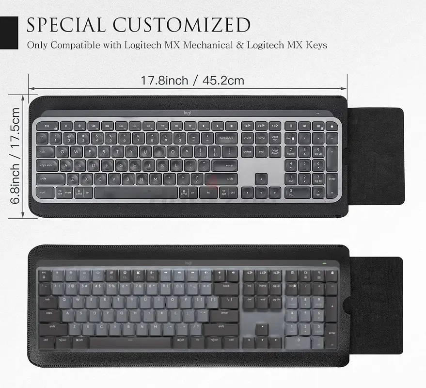 PU Leather Sleeve Case for Logitech MX Keys Keyboard63254495922307117