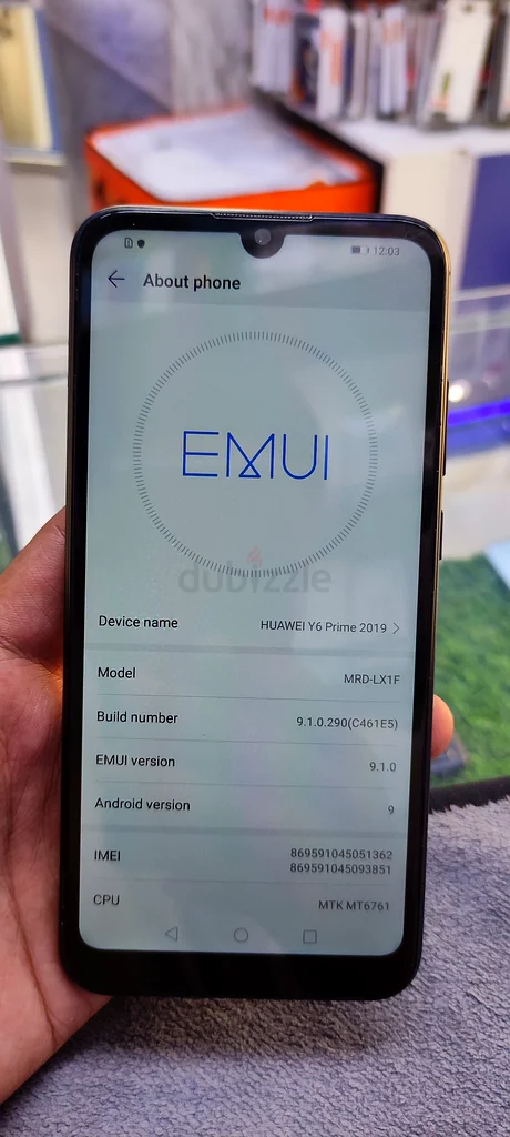 Huawei, y6 prime 2019, 3gb ram, 64gb storage, physical dual sim632163575642891114