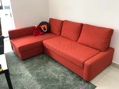 IKEA L shape sofa bed