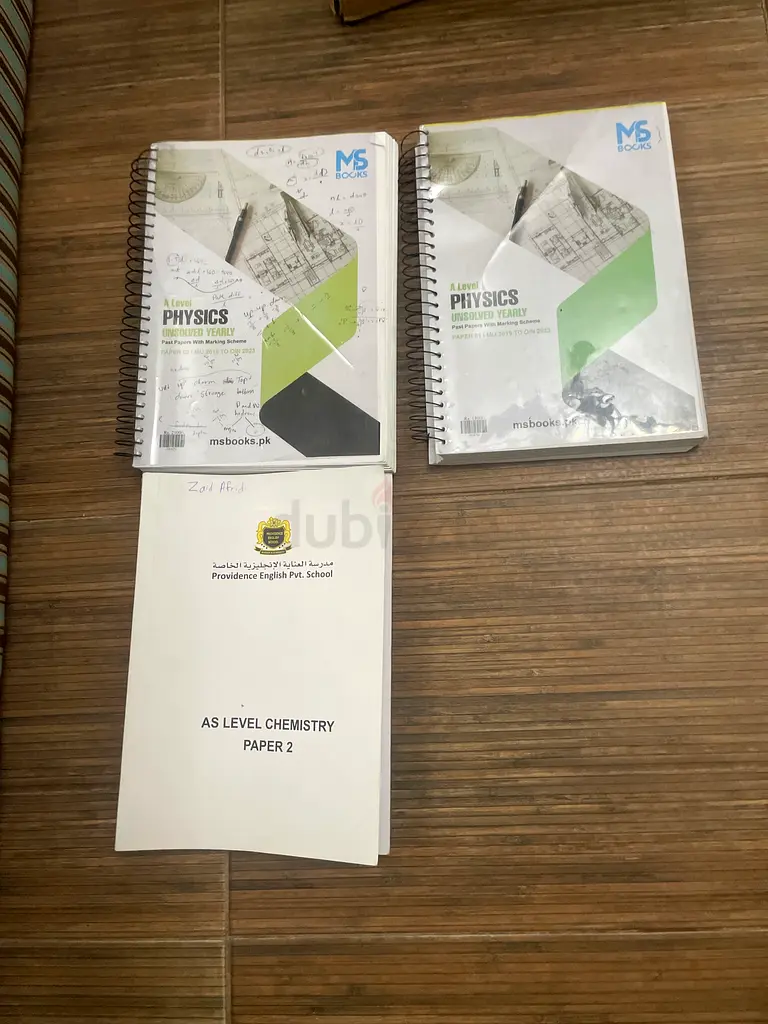 Comprehensive A Levels Physics and Chemistry Textbooks
