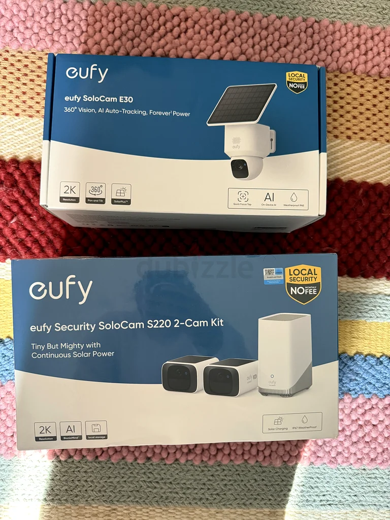 الأمن الذكي أصبح سهلاً: عروض أطقم كاميرات Eufy SoloCam للبيع!63241129436291115
