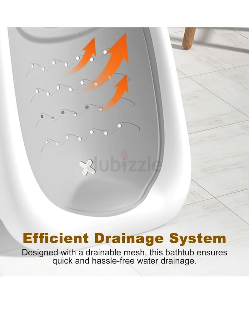 Baby bath tub for comfortable and safe bathing. Original price was 39. Unwanted gift.63197636339202111