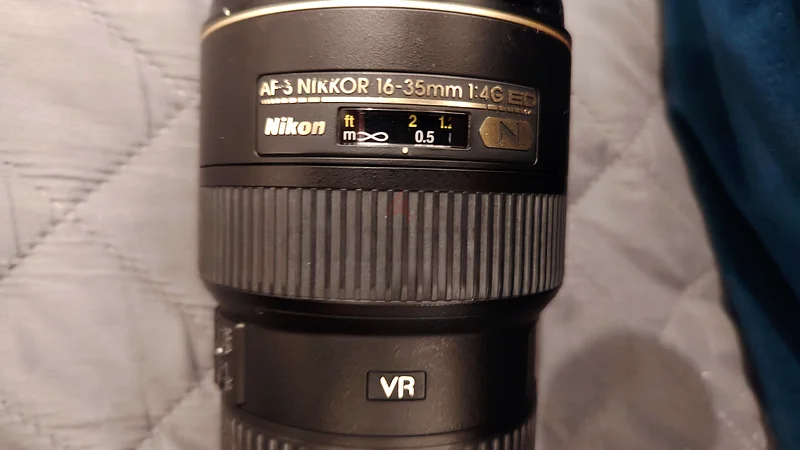 Nikon lens 16-35mm 1:4G ED63240631602819114