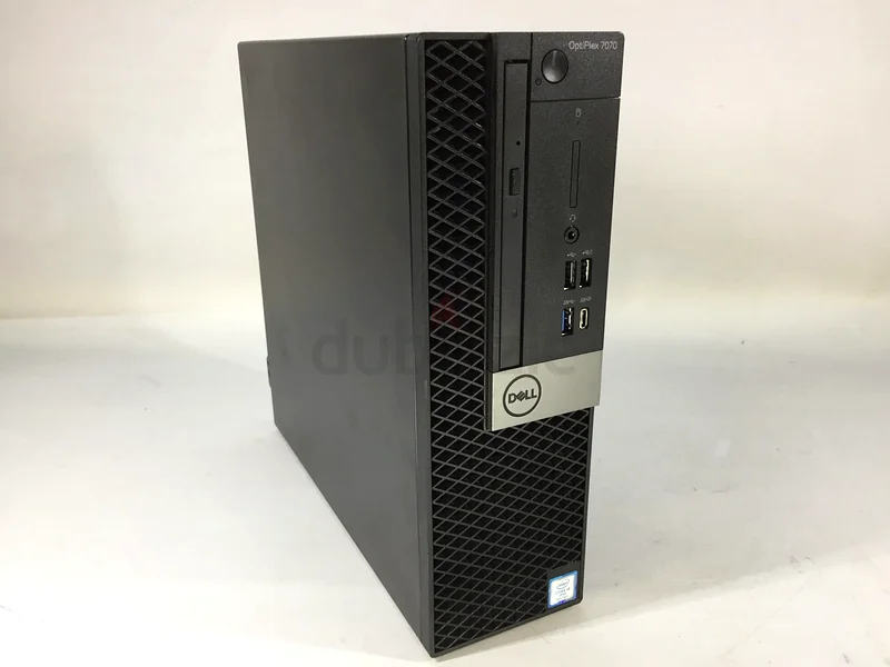 مجموعة كاملة من Dell OptiPlex 7070 SFF بشاشة 23 بوصة ومعالج Core i5 من الجيل التاسع وذاكرة وصول عشوائي بسعة 8 جيجابايت وقرص صلب من نوع NVMe SSD بسعة 256 جيجابايت ونظام تشغيل Windows 11 Pro63267359363969111