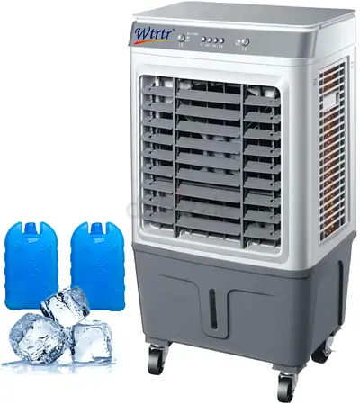 25L Home Air cooler,Water-Cooled Moving Air Cooler, Home Air-Conditioning Fan, 3-In-1 Evaporative Ai