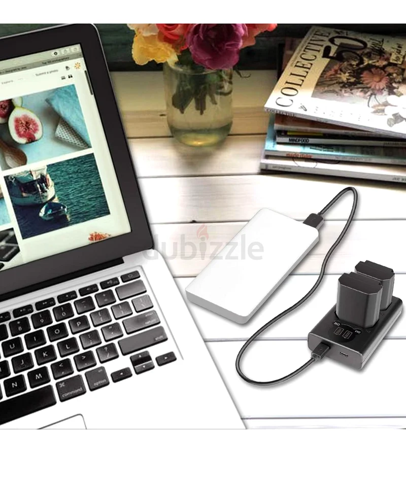 يوير بطارية وشاحن بديلة 2280mAh مع شاشة LCD63172219206787112