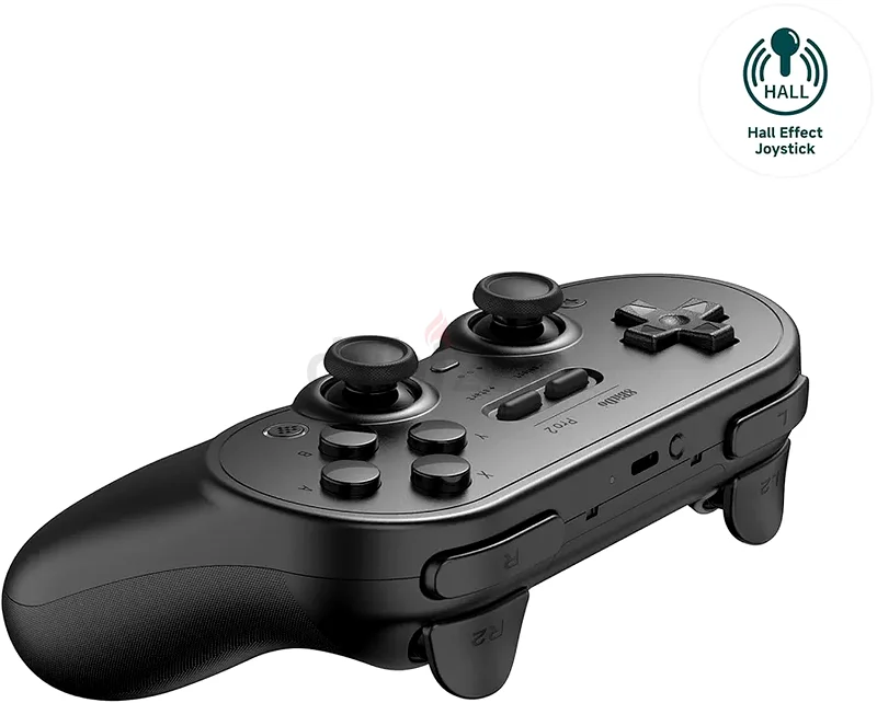 8Bitdo Pro 2 وحدة تحكم بلوتوث للسوتش، تحديث عصا التحكم بتأثير هول، وحدة تحكم لاسلكية للألعاب63231695426050113