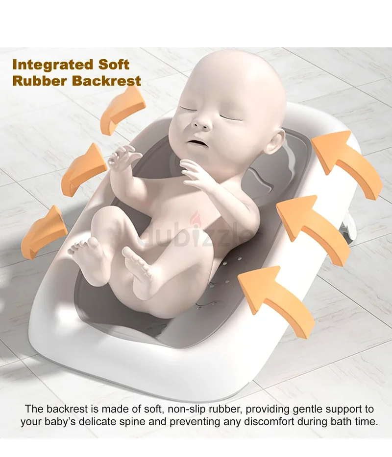 Baby bath tub for comfortable and safe bathing. Original price was 39. Unwanted gift.63197636339202113
