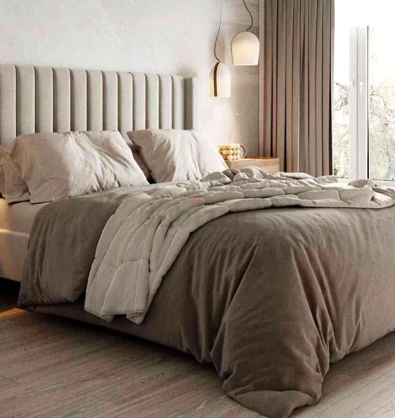 Top Quality New KinG size Luxury Velvet Bed Including Spring Mattress63216836933761111