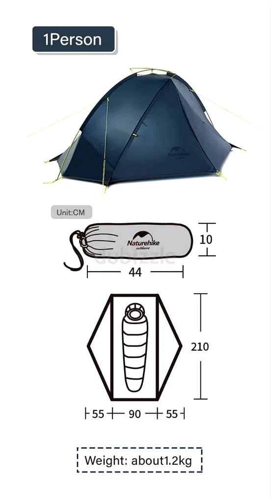 UltraLight 1.2 kg Premium Naturehike Outdoor Tent for Sale63247759529986111