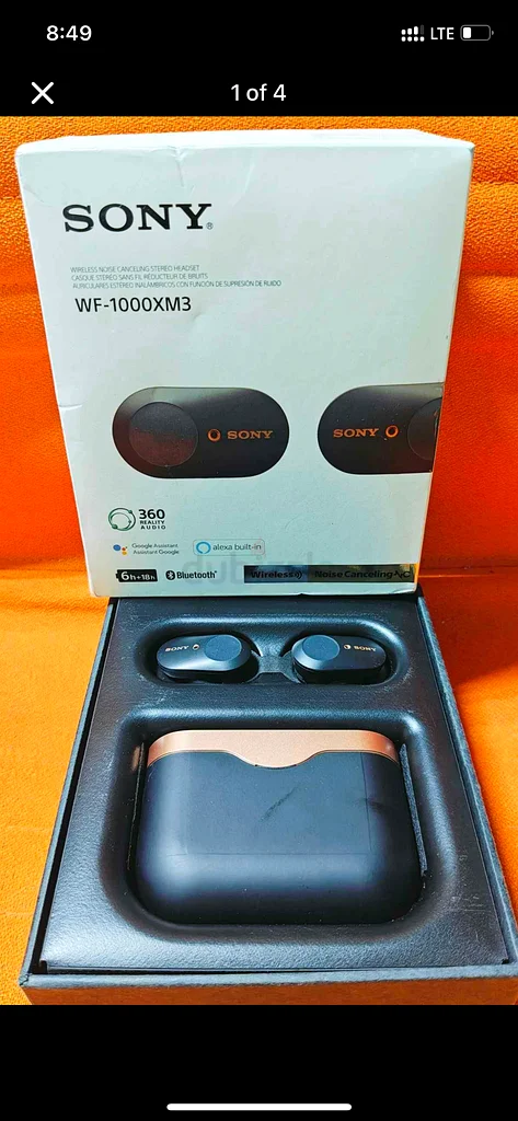 سماعات رأس لاسلكية من سوني WF-1000XM3 مع إلغاء الضوضاء - بحالة ممتازة!63260752023939111