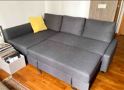IKEA L shape sofa bed