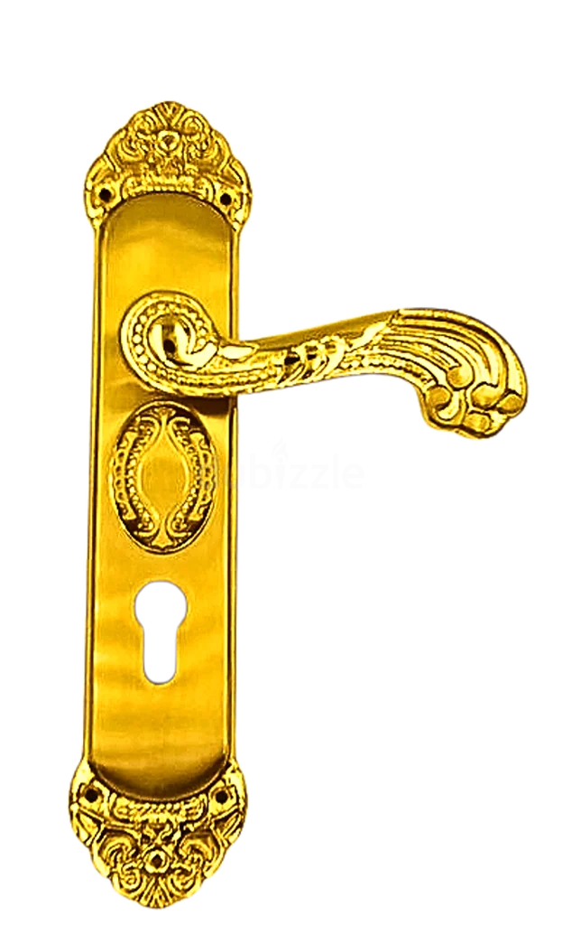 Elegant Golden Door Handles - Set of 263189110551553112