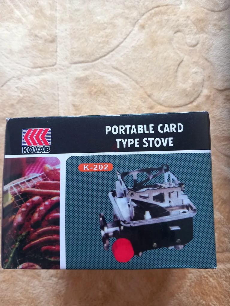Compact and Efficient Portable Card Type Stove63246237266178112