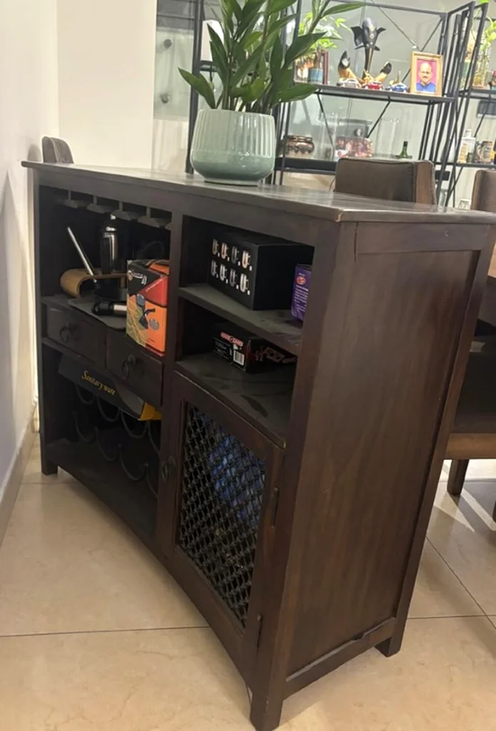 Stunning Dark Wood Bar table with a pair of High-Rise Chairs63188642701827111