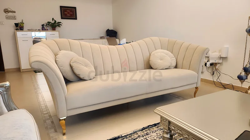 Homecenter Elegant Curved Sofa with Plush Cushions63213942560387113