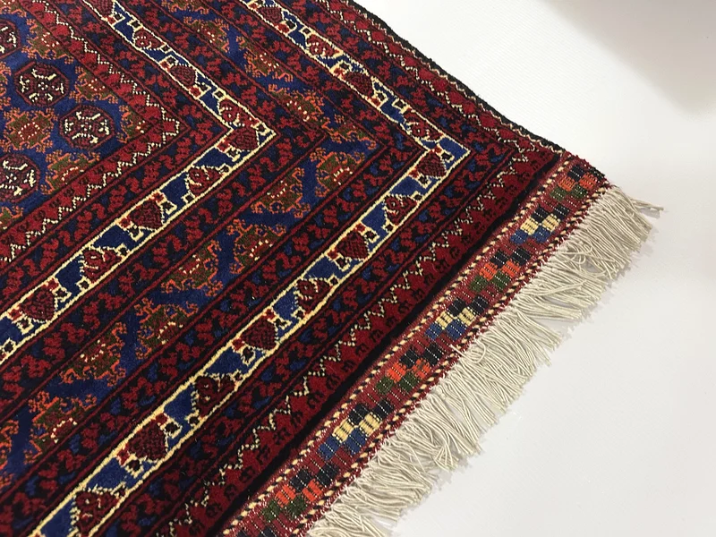100 x 156 cm | New Handmade Beautiful Turkmen  Bokhara Carpet63210353483138114