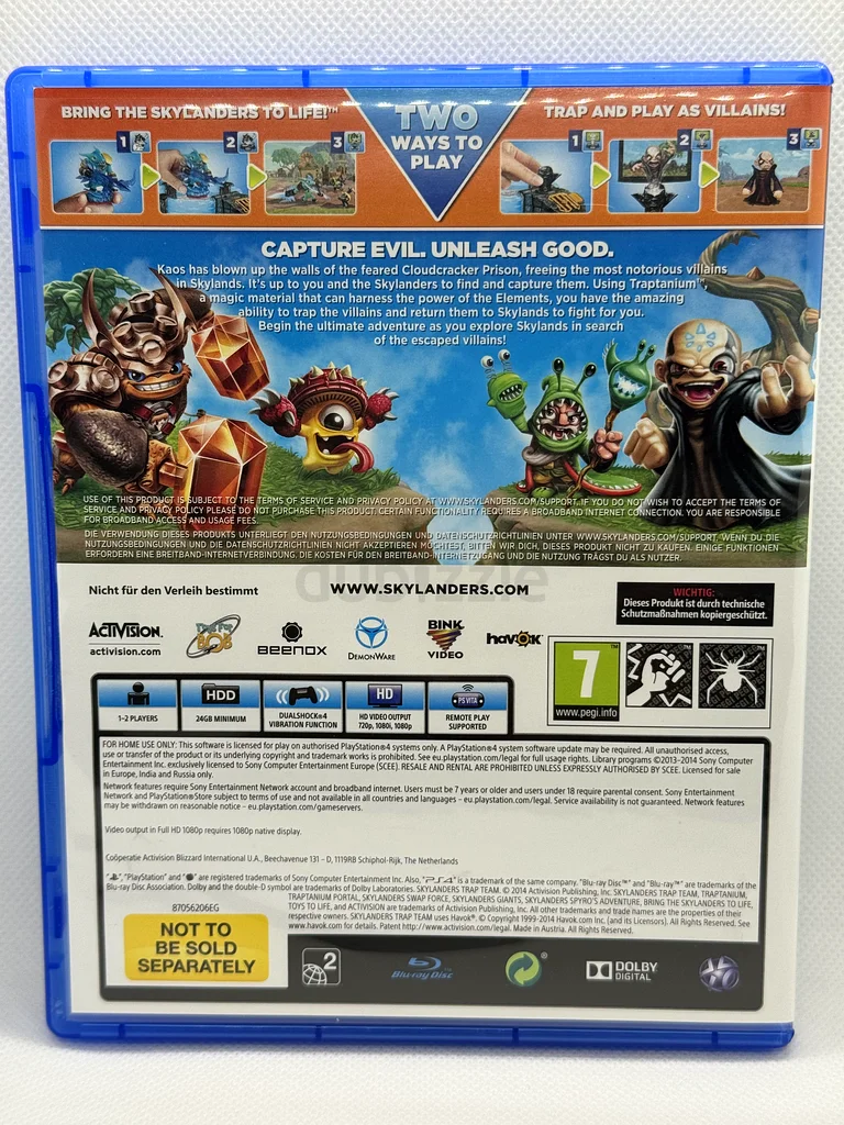 افتح المغامرة مع مجموعة البداية Skylanders Trap Team: Dark Edition!63173866484739112