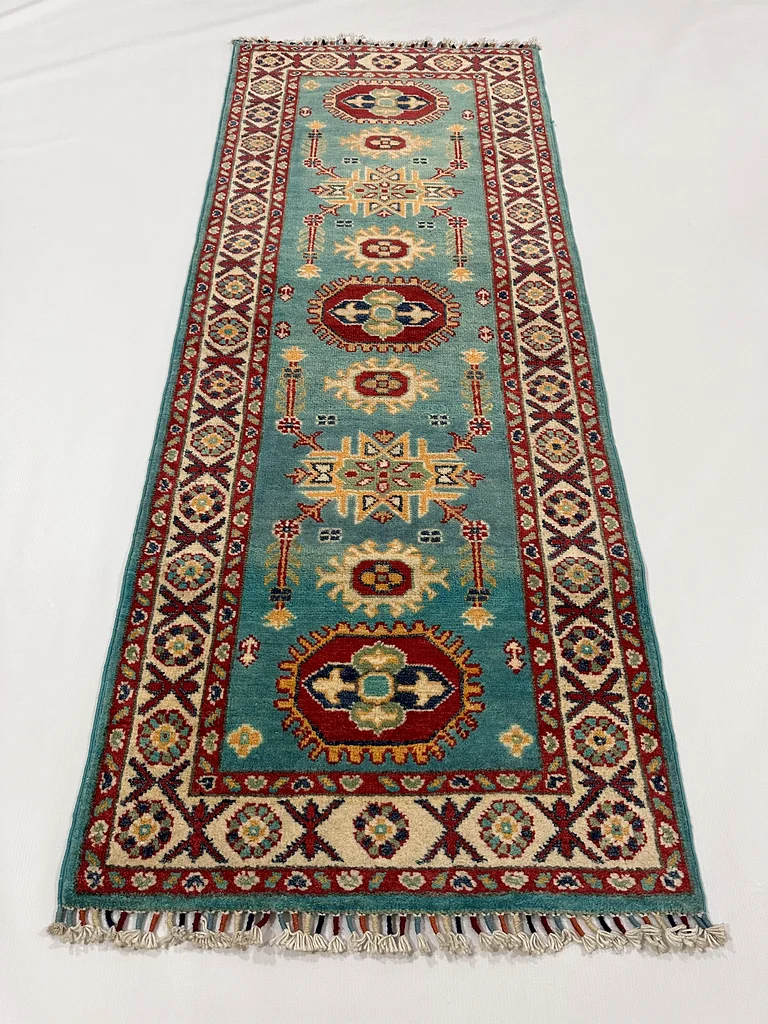 60 x 180 cm | new Handmade Stunning Kazak Runner Carpet63184228512770112