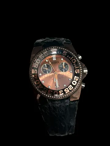 Prolobongia signed rare diamond watch used