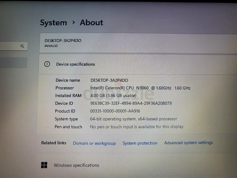 Lenovo Laptop63257636223106111