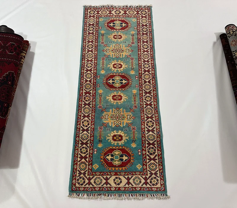 60 x 180 cm | new Handmade Stunning Kazak Runner Carpet63184228512770111