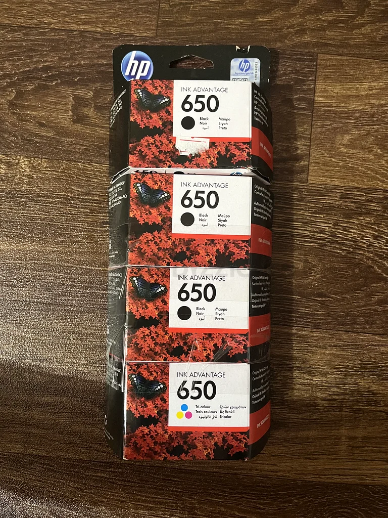 HP ORIGINAL 650 Ink Advantage 4pc63257624598659111