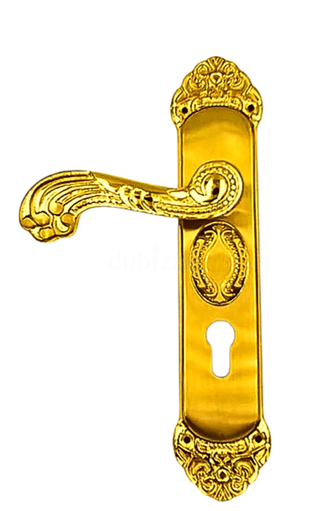Elegant Golden Door Handles - Set of 263189110551553111