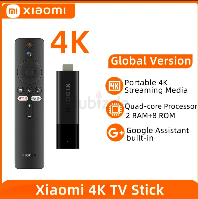 استمتع بالبث بأسلوب أنيق مع جهاز Xiaomi 4K TV Stick63261810642818112