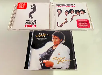 3 Michael Jackson Music CD’s