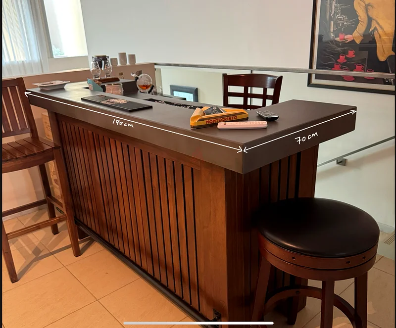 Wooden Bar Table Full Set63219817533314111