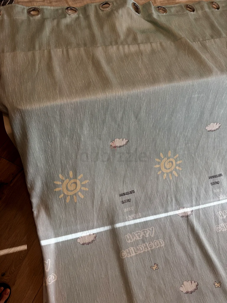 Stylish look Blackout Light Blue Curtains for a Fresh Look size 180x300cm63222844353794113