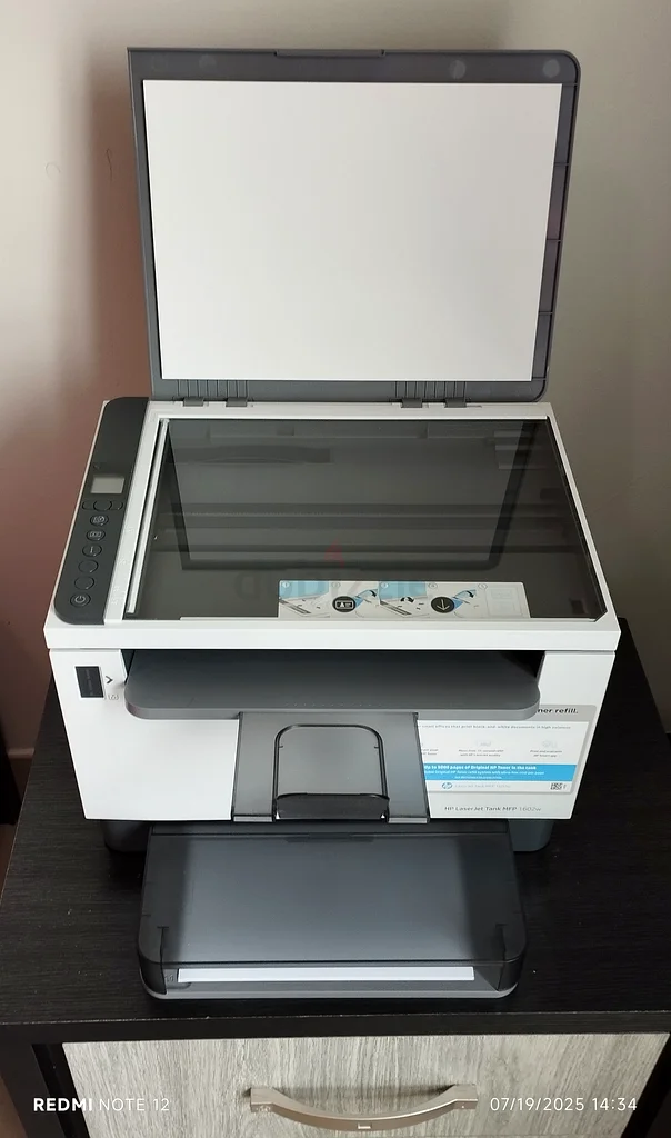 .hp طابعة ليزرية من موديل جيت تانك متعددة الوظائف 1602و63254497094657111