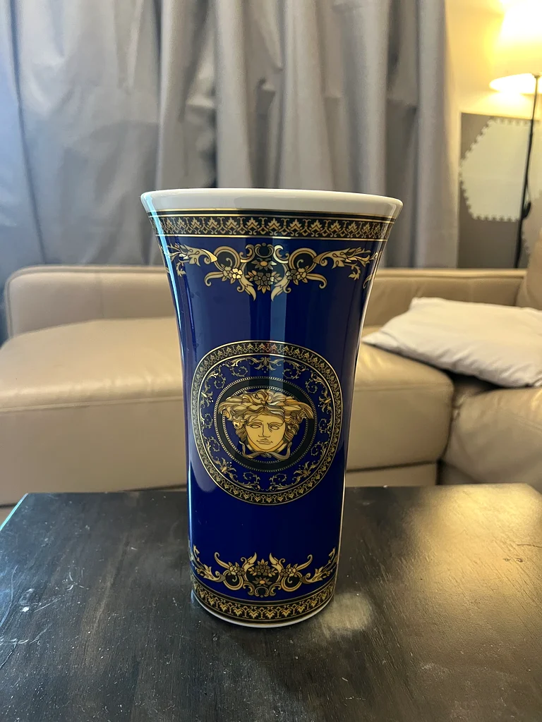 Versace Medusa Medium Blue Tanagra Collectible Piece with Box632272832817931117