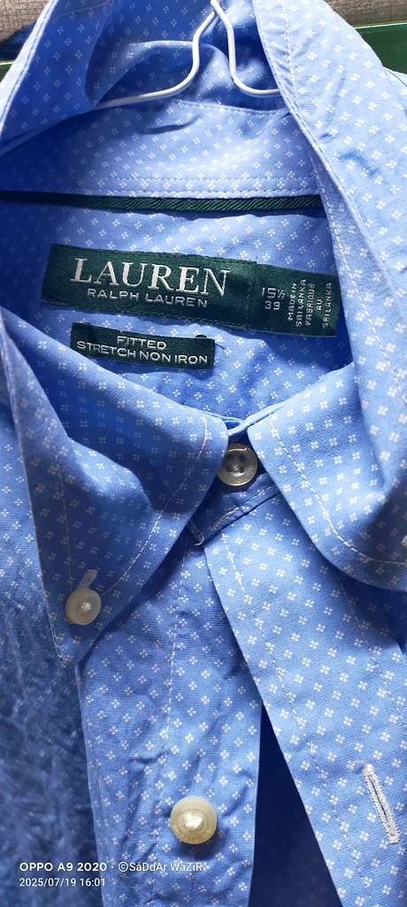 Stylish Ralph Lauren Blue Dress Shirt - Perfect for Work or Casual Wear.Each shirt 5063237616571138111